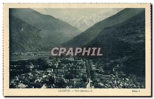 Cartes postales Luchon Vue generale