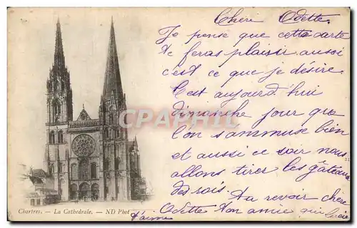 Cartes postales Chartres Cathedrale