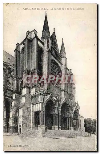 Cartes postales Chartres Cathedral southern Gate�