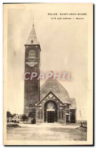 Rouen Cartes postales Eglise Saint Jean Eudes Cite des Sapins