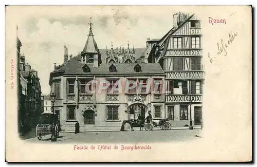 Rouen Cartes postales Facade de l&#39hotel du Bourgtheroulde