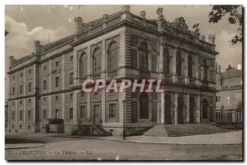 Chartres Cartes postales Le theatre