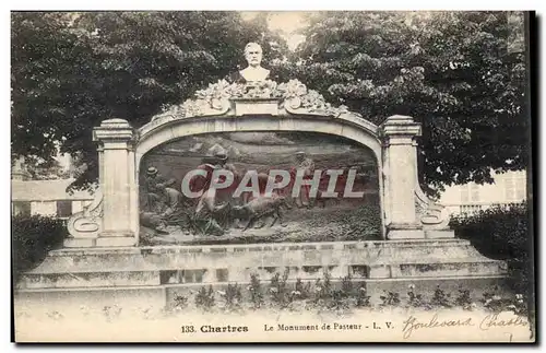 Chartres Ansichtskarte AK Le monument Pasteur