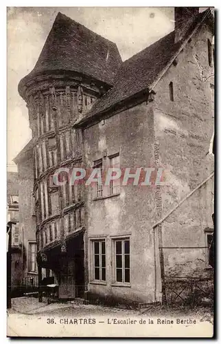 Chartres Cartes postales L&#39escalier de la Reine Berthe