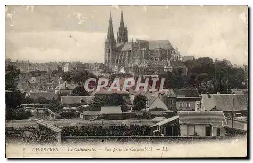 Chartres Ansichtskarte AK Vue generale prise de Cachemback