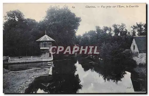 Chartres Cartes postales Vue prise sur l&#39Eure la Courtille