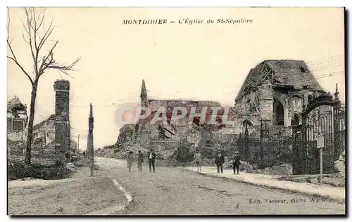 Cartes postales Montdidier L'eglise du St sepulcre