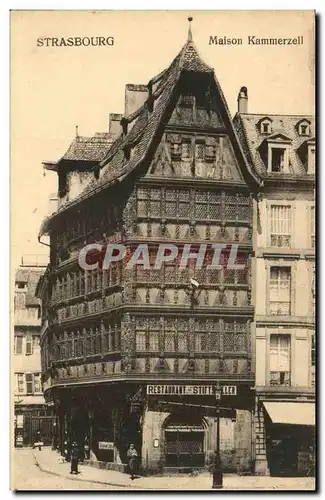 Cartes postales Strasbourg Maison Kammerzell