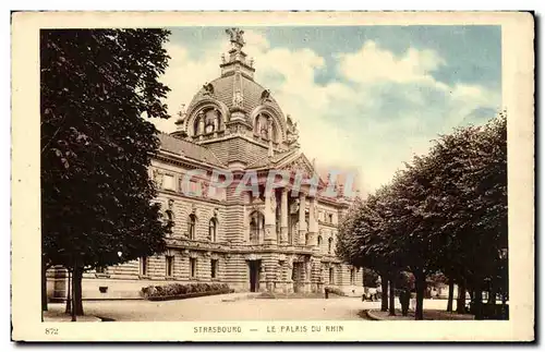 Ansichtskarte AK Strasbourg Le palais du Rhin