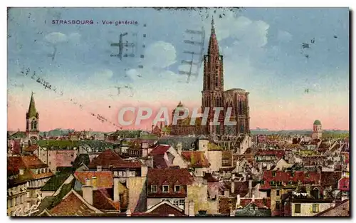 Cartes postales Strasbourg Vue generale