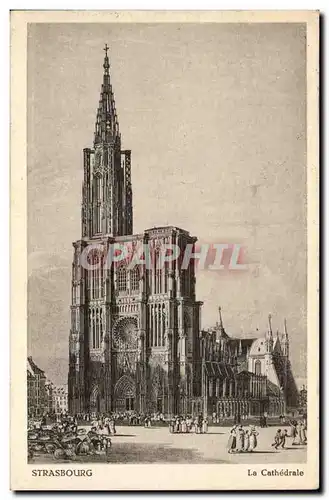 Cartes postales Strasbourg La cathedrale