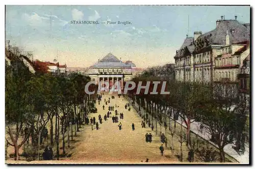 Cartes postales Strasbourg Place Broglie