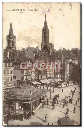 Cartes postales Strasbourg Place Kleber