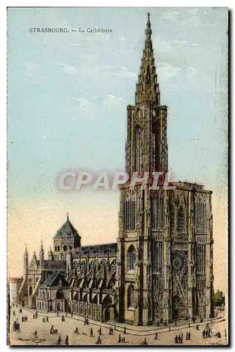 Cartes postales Strasbourg La cathedrale