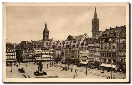 Cartes postales Strasbourg La cathedrale Place kleber