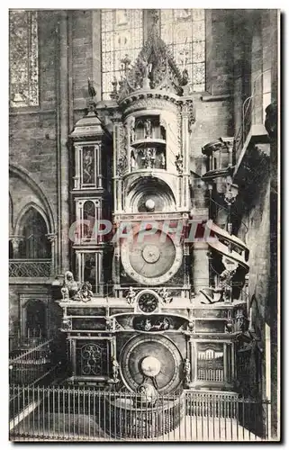 Ansichtskarte AK Strasbourg Astronomische Uhr im Munster Horloge Clock