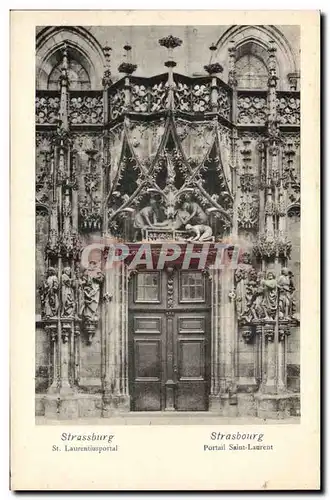 Cartes postales Strasbourg Portail St laurent