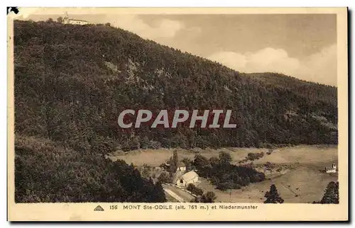 Cartes postales Mont Saint Odile et Niedermunster