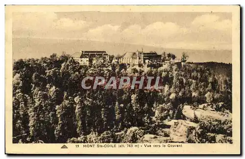 Cartes postales Saint odile Vue vers le couvent