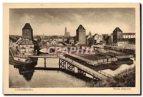 Cartes postales Strasbourg Ponts couverts