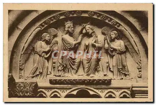 Ansichtskarte AK Strasbourg Couronnement de la vierge Kronung maria