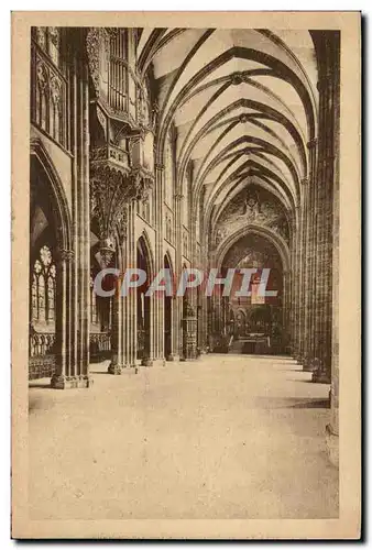 Cartes postales Strasbourg Cathedrale Nef principale