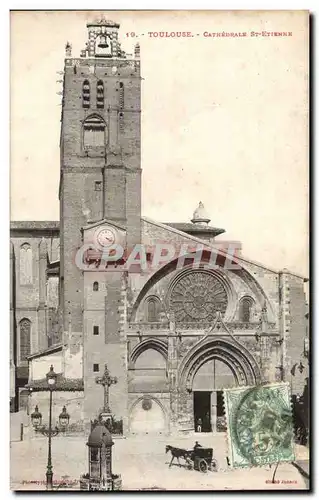 Cartes postales Toulouse Cathedrale St Etienne