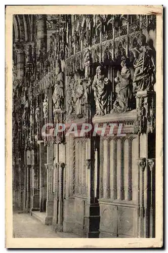 Chartres Ansichtskarte AK La cathedrale Cloture du choeur