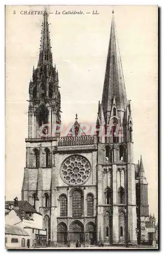 Chartres Cartes postales La cathedrale