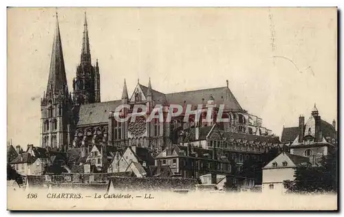 Chartres Cartes postales La cathedrale