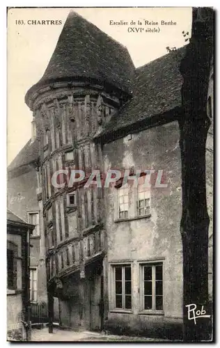 Chartres Cartes postales Escalier de la Reine Berthe