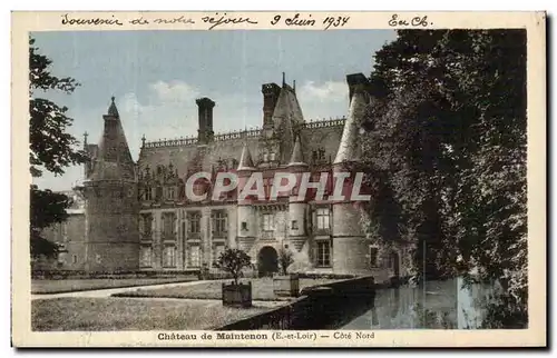 Cartes postales Chateau de Maintenon Cote nord