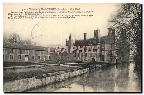 Cartes postales Chateau de Maintenon Cote nord