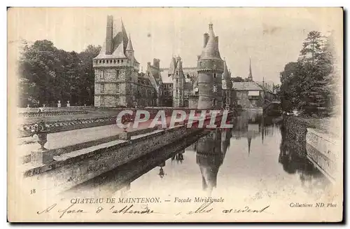 Cartes postales Chateau de Maintenon Le chateau Facade meridionale