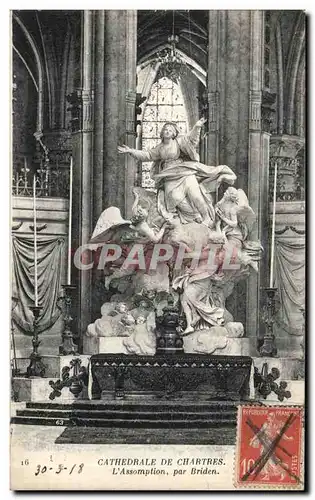 Cartes postales Chartres Cathedrale L&#39Assomption par Briden