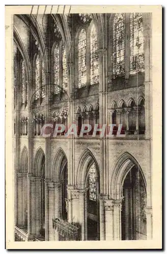 Cartes postales Chartres Cathedrale Nef Cote Nord