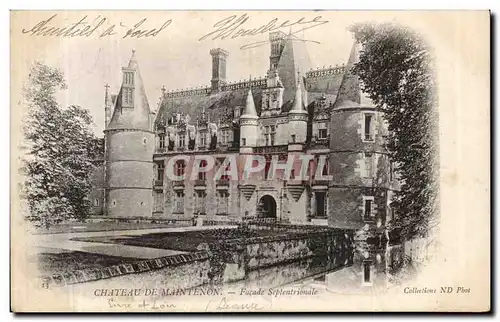 Ansichtskarte AK Chateau de Maintenon Facade septentrionale