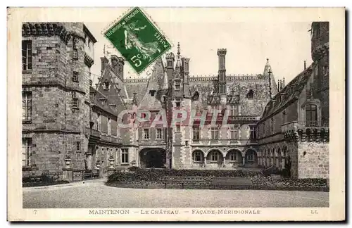 Ansichtskarte AK Chateau de Maintenon Facade meridionale