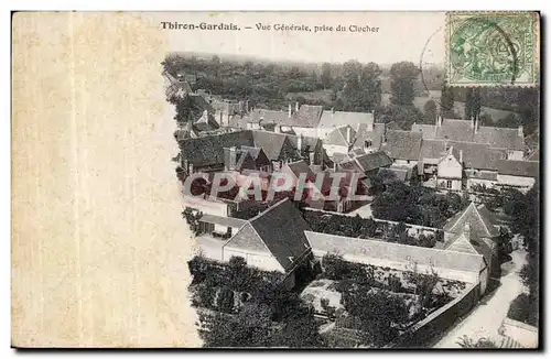 Cartes postales Thiron Gardais Vue generale prise du clocher