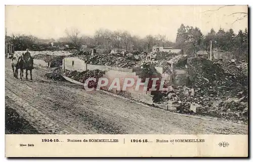 Cartes postales Ruines de Sommeilles