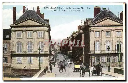 Cartes postales Orleans La rue royale