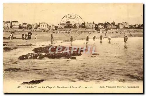 Ansichtskarte AK Parame La plage de Rochebonne a basse mer