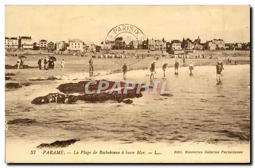 Cartes postales Parame La plage de Rochebonne a basse mer