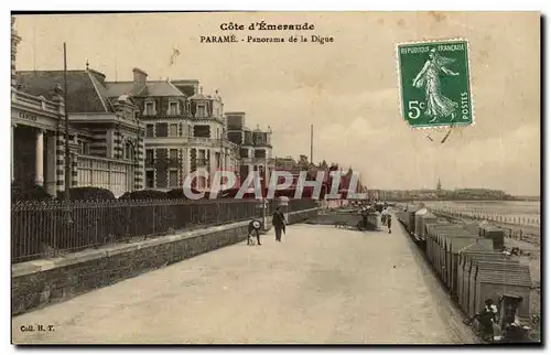 Cartes postales Parame Panorama de la digue