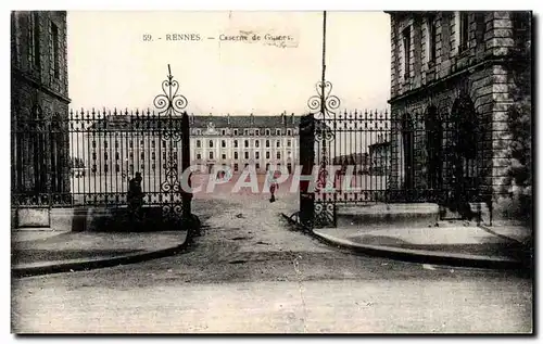 Cartes postales Rennes Caserne de Guines