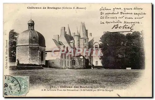 Cartes postales Chateau des Rochers pres Vitre