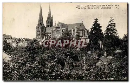 Chartres Ansichtskarte AK Vue prise de la porte Guillaume