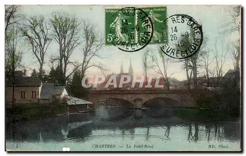 Chartres Ansichtskarte AK Le pont neuf