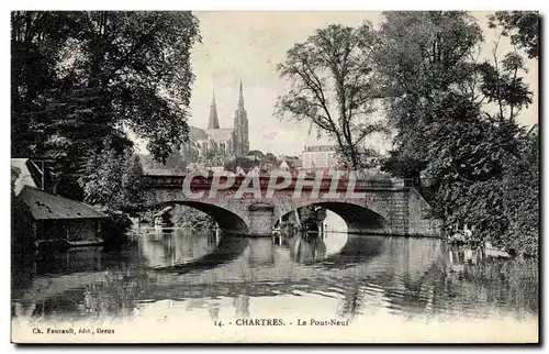 Chartres Ansichtskarte AK Le pont neuf