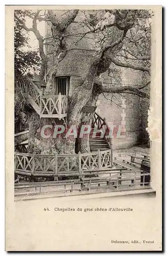 Cartes postales Allouville Bellefosse Chapelle du gros chene